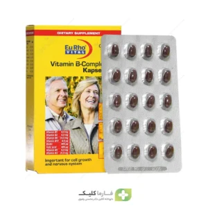 کپسول ویتامین ب کمپلکس یوروویتال 60عددی