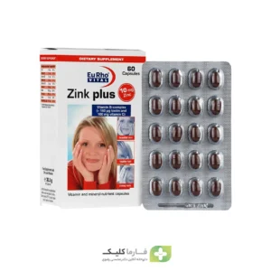 زینک پلاس 10 میلی گرم یوروویتال 60عدد