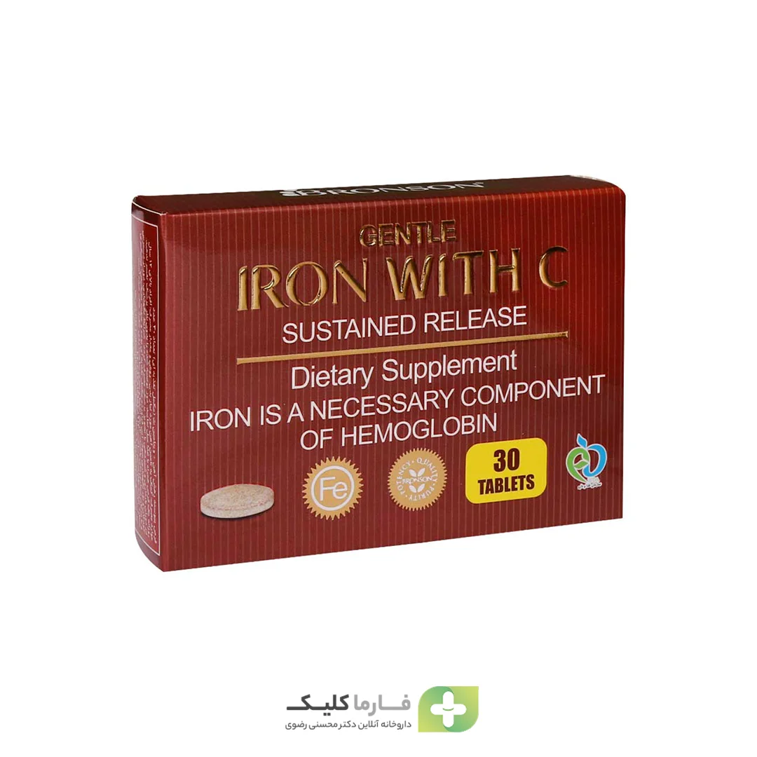 BRONSON Iron Vitamin C 30 tablets