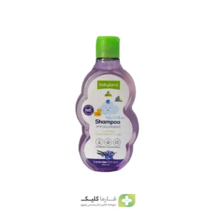 شامپو نرم کننده بچه حاوی عصاره اسطوخودوس بیبی لند