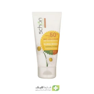 کرم ضدآفتاب شون فاقد چربی بی رنگ